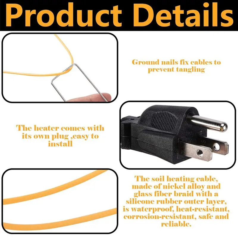 Greenhouse Soil Heating Cable — Soil Heating Cable 7 3