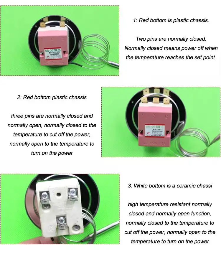 Electric Oven Thermostat Switch — product detail 3