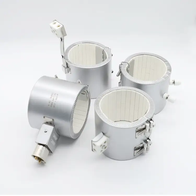 Ceramic Band Heater for Extruder — wholesale price 220v 500w industrial extruder band insulator ceramic heating elements for injection molding machine 1