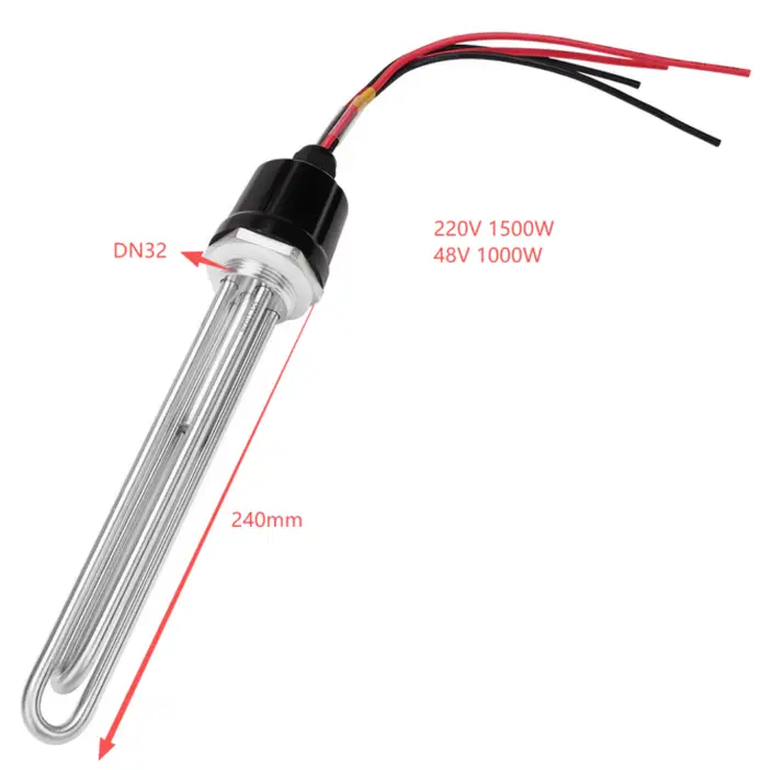 Solar Water Heater Element Dn32 — dc heater 48v 3