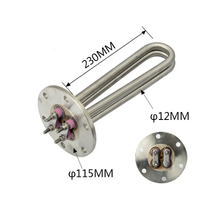 Flange Tubular Heater — heater element 1 5
