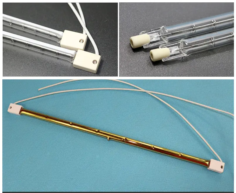 Halogen Heater — 220v 400w 600w 800w 1000w electric Carbon Fiber Heating Element infrared quartz tube heater 3