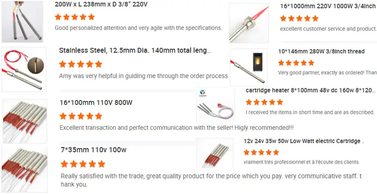 Heating Element — 12v 220v 200w high density high temperature electric heating element cartridge heater 8