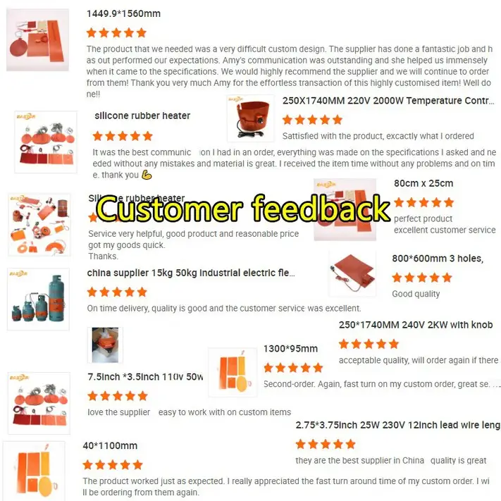 Gas Cylinder Silicone Heater — silicone heater 9