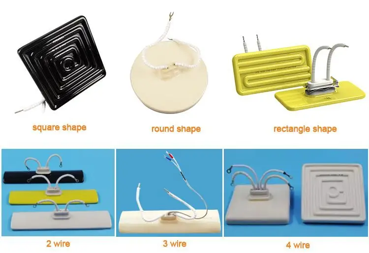 Ceramic Infrared Panel Heater with Thermocouple — product detail 3