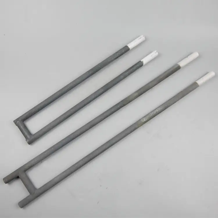 Silicon Carbide Heating Rod — cheap price industrial electric 1600c single double spiral sic rod silicone carbide heating element for Muffle Furnace 5