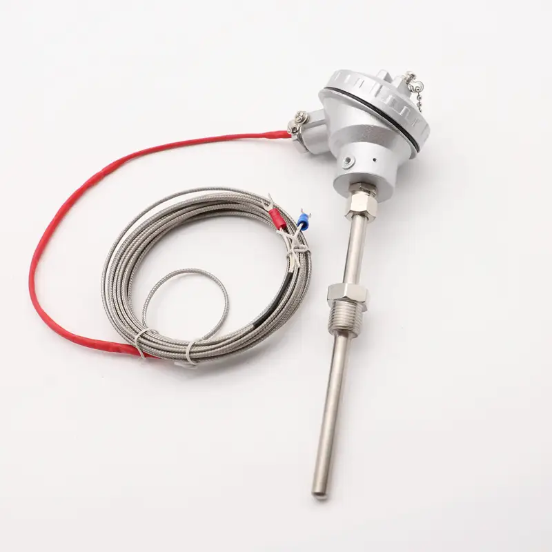 K Type Thermocouple 1200c — Industrial Temperature Sensor Resistance Pt100 Thermocouple Double element 7