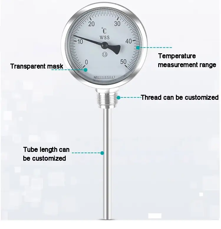 Bimetallic Thermometer Price — product detail 1