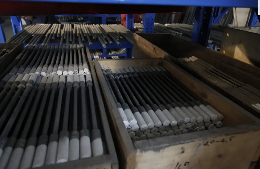 Silicon Carbide Heating Rod — cheap price industrial electric 1600c single double spiral sic rod silicone carbide heating element for Muffle Furnace 7