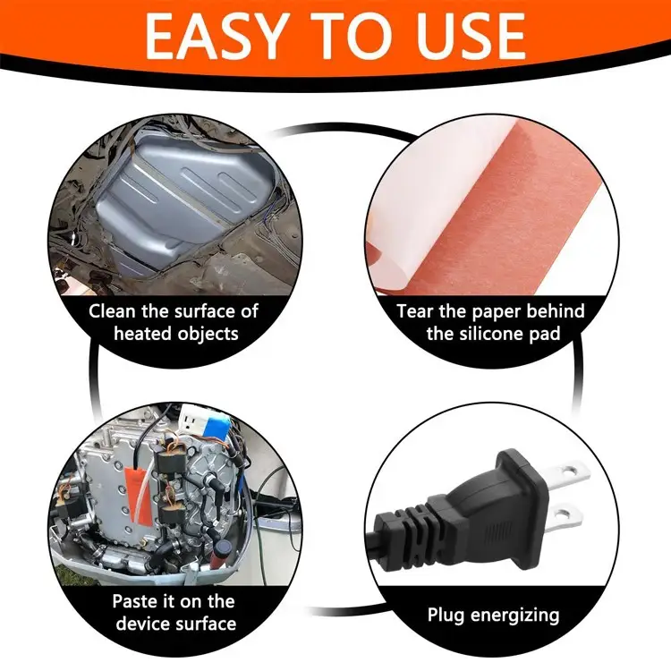 Oil Pan Heater — Engine Heating Pad 1 10