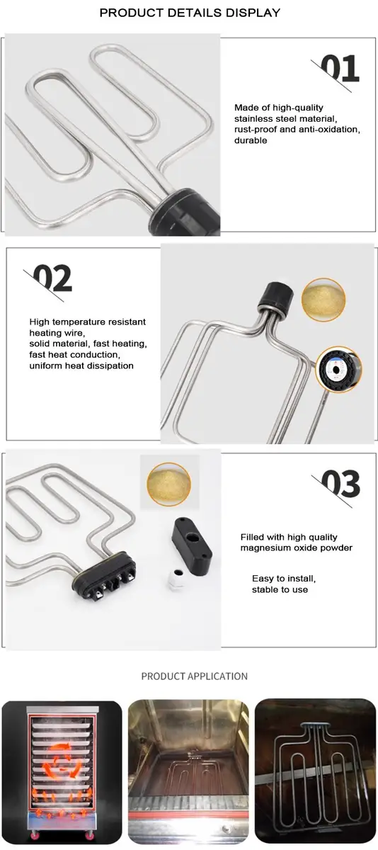 Stainless Heater Element Round For Steamer — product detail 6