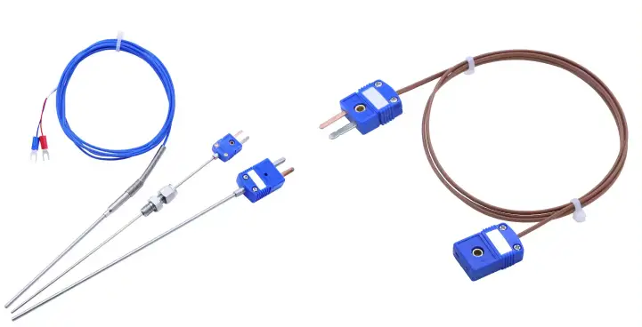 Type T Thermocouple — stainless steel probe 1mm 2mm 3mm temperature sensor thermocouple type t with stainless tip for low temperature liquid nitrogen 2