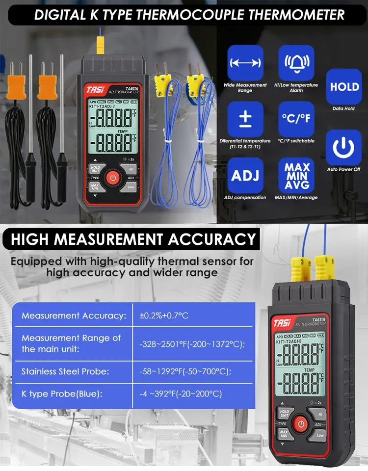 Digital Thermocouple Thermometer — k thermocouple thermometer 3 1