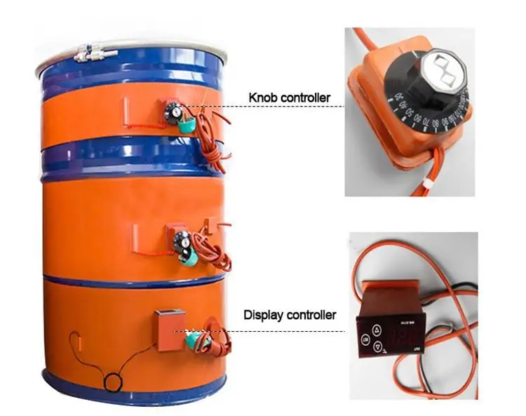 55 Gallon 200 Litre Oil Electric Flexible Silicone Drum Heater — product detail 9