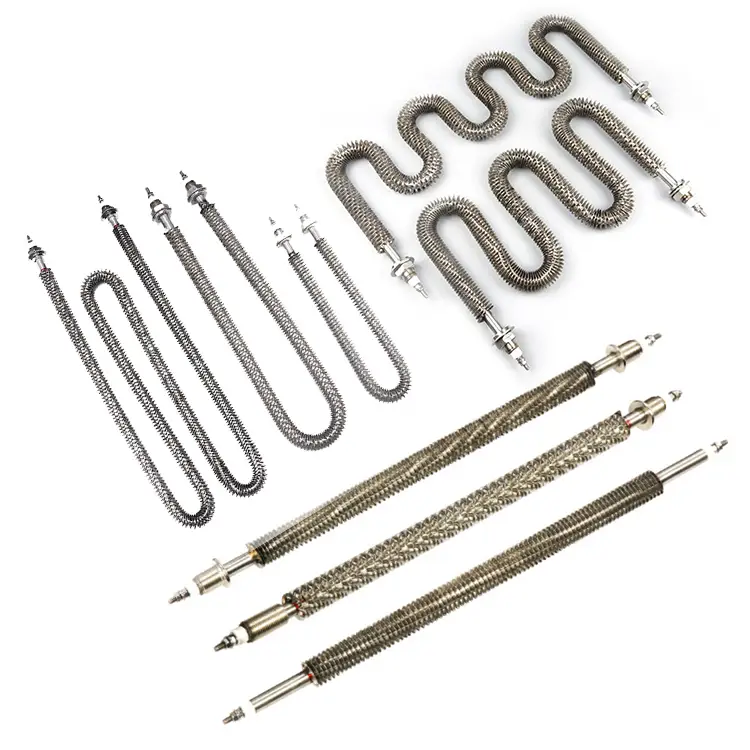 Fin Heater 750W — 380v u shaped 1kw 1.5kw 2kw stainless steel electric tubular air finned oven heating element 1