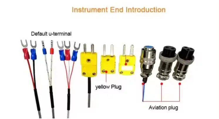 K Type Furnace Thermocouple — High Temperature Resistance ceramic core k type furnace thermocouple for Muffle Furnace 5