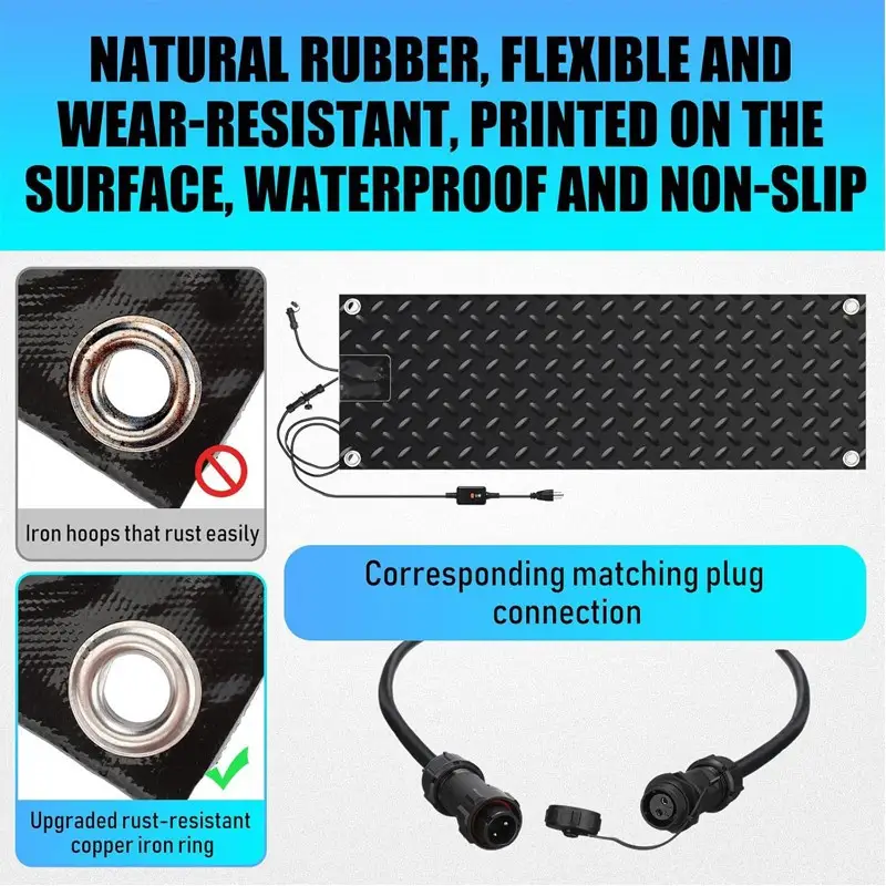 Driveway Heating Mat — heated snow melting mats 5 8