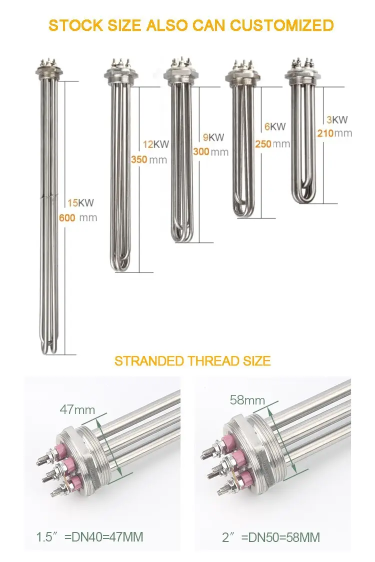 Boiler Heating Rod — product detail 4