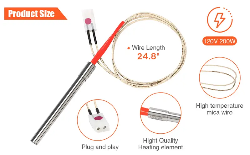 Pellet Ignitor Cartridge Heater — pellet igniter 2 1 4