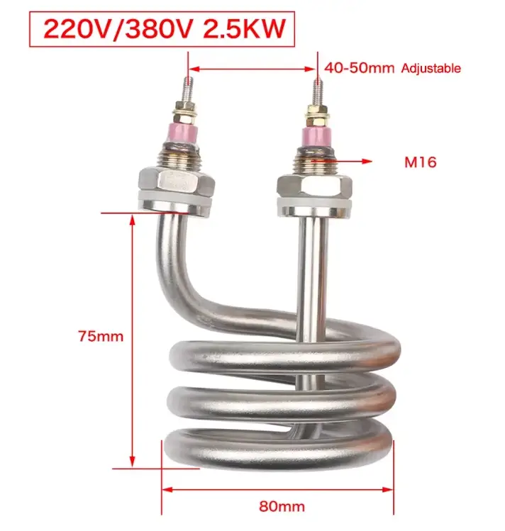 Stainless Steel Electric Spiral Heating Element — product detail 2