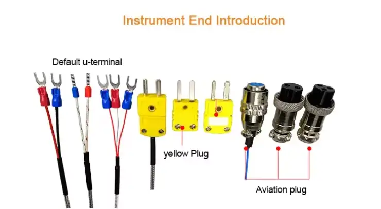 Thermistor PT1000 — 3 wire industrial stainless steel probe thermocouple temperature rtd sensor PT100 5