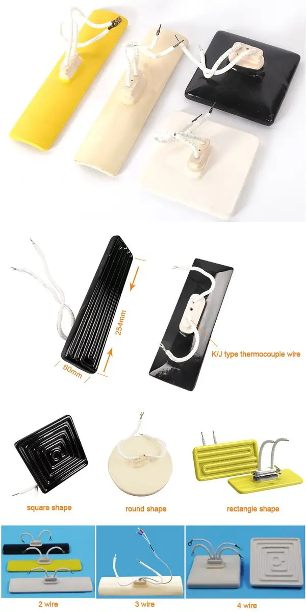 Electric Infrared Ceramic Heater Element — 陶瓷加热板细节 1