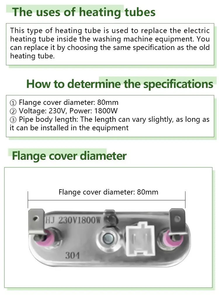 Washing Machine Heater — product detail 4
