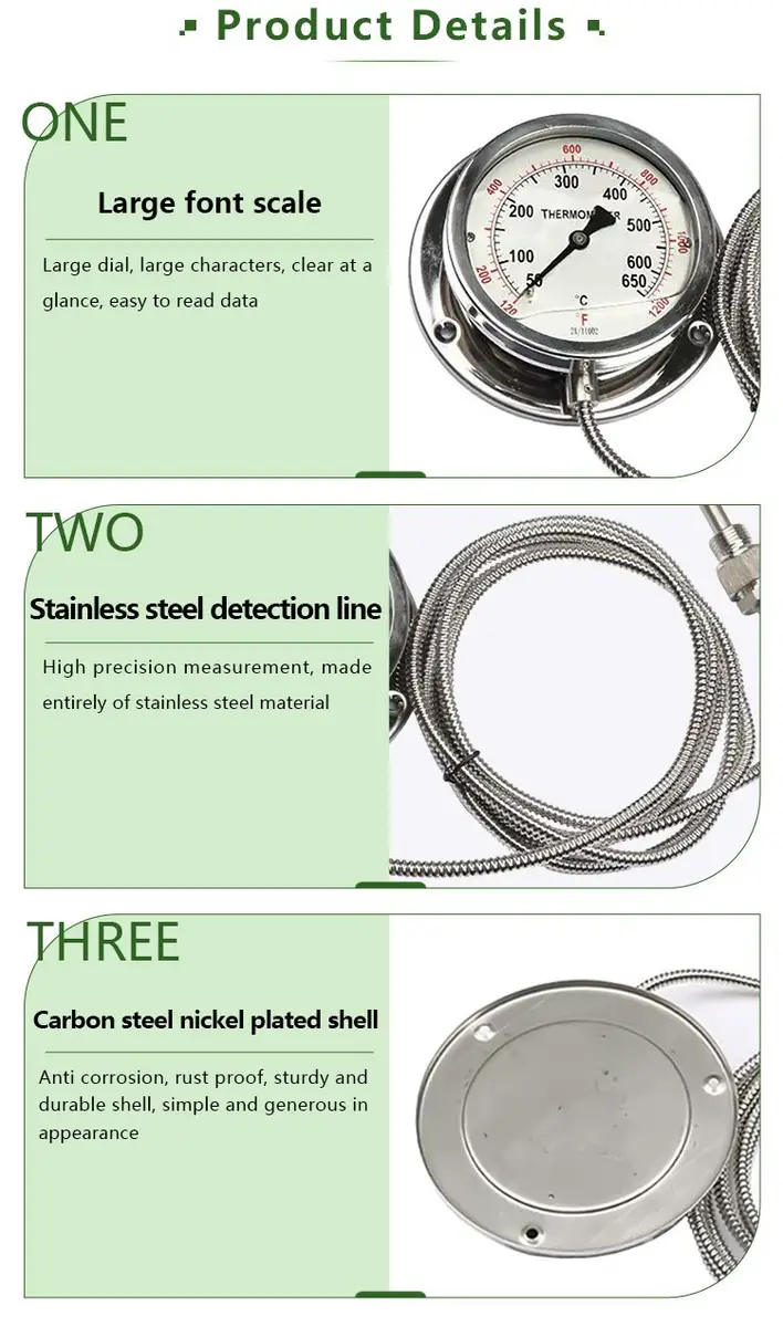 Industrial Capillary Oven Thermometer — product detail 4