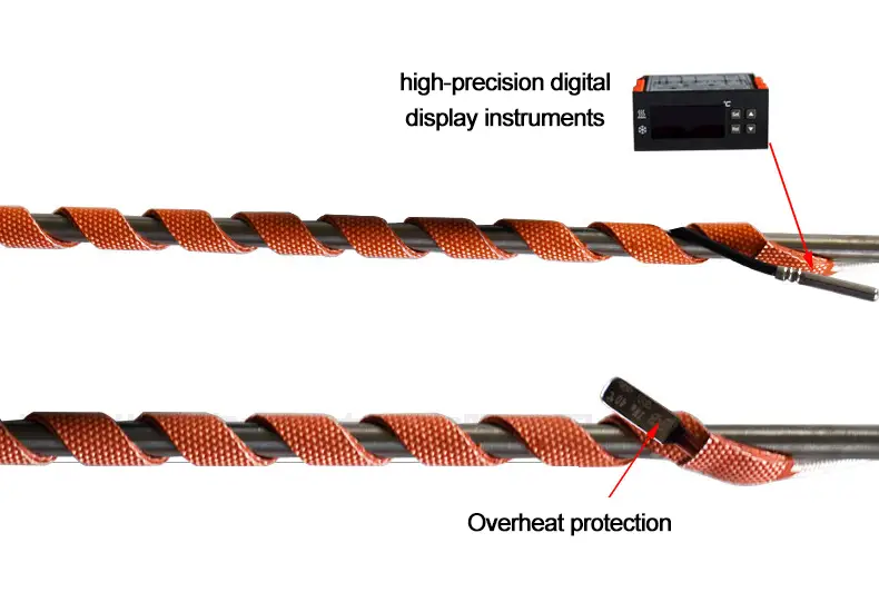 Silicone Rubber 12v Heat Tape — product detail 3