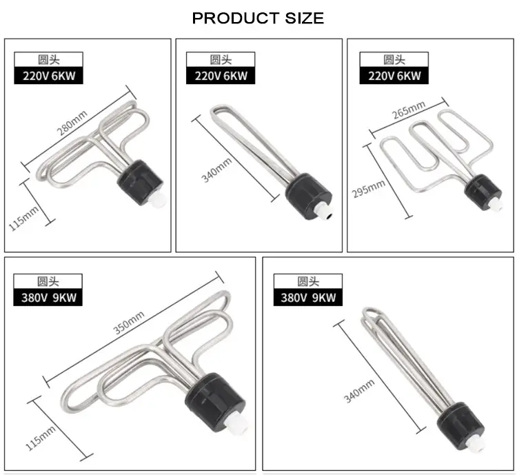 Stainless Heater Element Round For Steamer — product detail 2