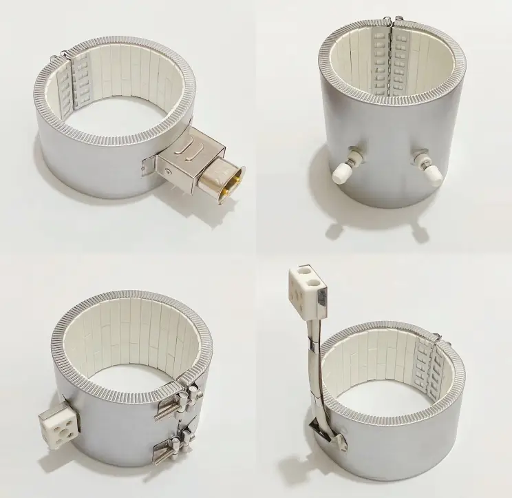 Ceramic Band Heater for Extruder — wholesale price 220v 500w industrial extruder band insulator ceramic heating elements for injection molding machine 5
