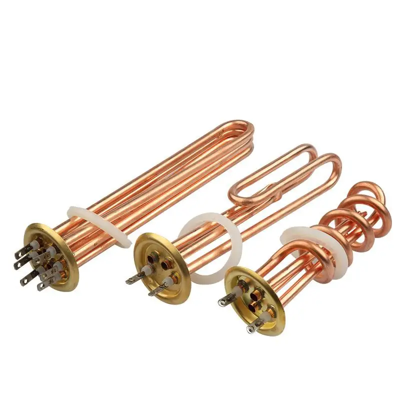 Electric Immersion Heater Flange — brass heating element 1