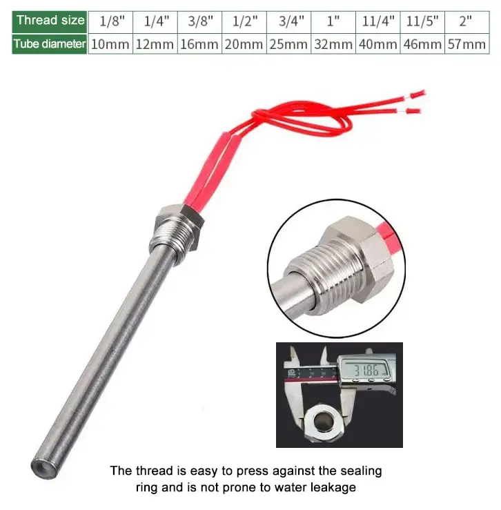200w Water Heater Cartridge — product detail 5