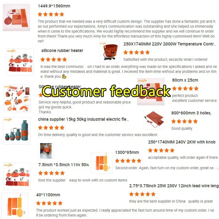 Silicone Heater Pads — silicone heater 12