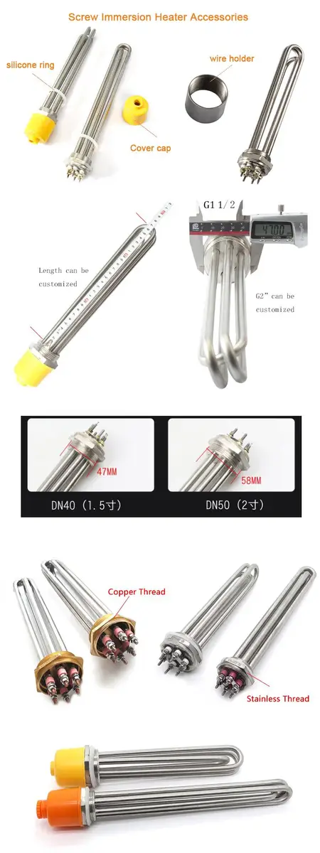 Immersion Water Heater Heating Element — product detail 2