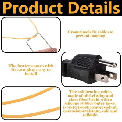 Greenhouse Soil Heating Cable — gallery image 2