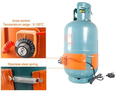 5kg 10kg 15kg 50kg Flexible Silicone Rubber Gas Bottle Heater — gallery image 6
