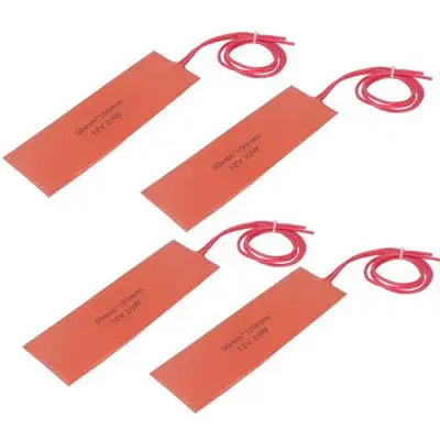 Silicone Rubber Heating Pad 24v 200x150 — gallery image 2