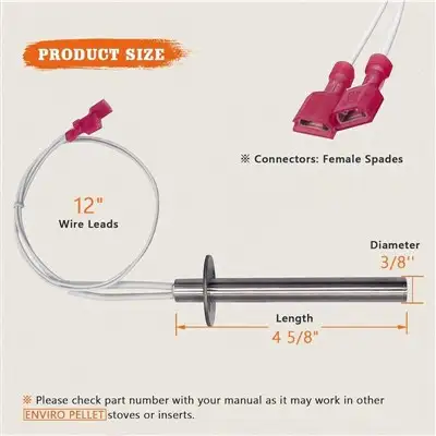Pellet Igniter for Enviro Vista Flame — gallery image 2