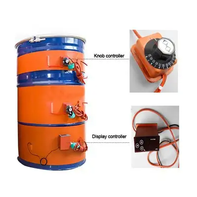 55 Gallon 200 Litre Oil Electric Flexible Silicone Drum Heater — gallery image 5