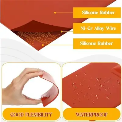 Silicone Resistance Heater For 3d Printer — gallery image 5