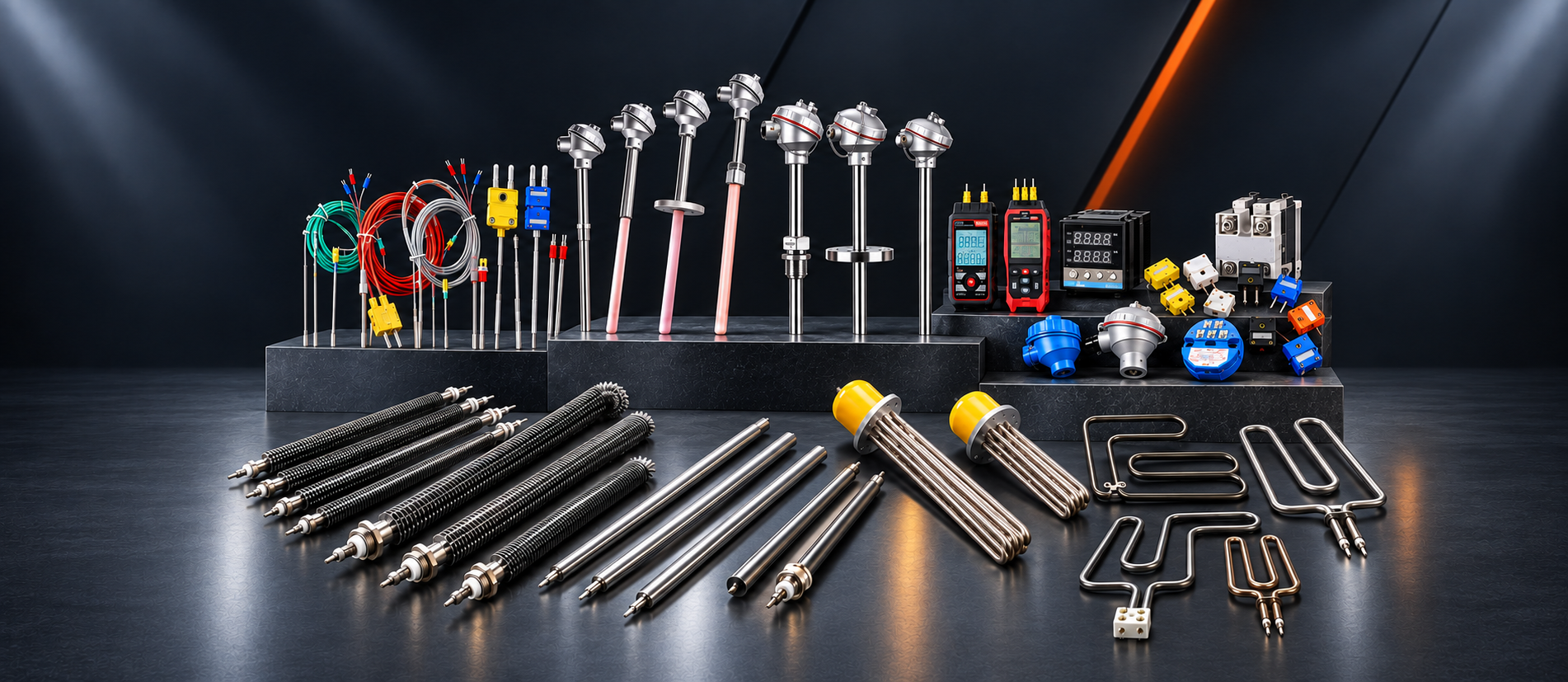 LICHENGDA industrial heaters, thermocouples, RTD sensors and temperature controllers