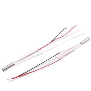 Stainless steel cartridge heater with custom lead wires