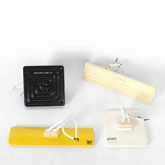Ceramic Infrared Panel Heater with Thermocouple